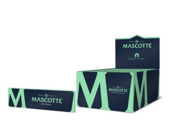 Mascotte original kingsize with magnet 34 vloeitjes Display, Verzamelen, Rookartikelen, Aanstekers en Luciferdoosjes, Nieuw, Verzenden