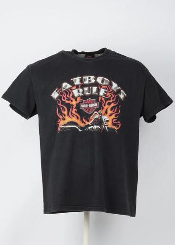 Vintage Boxy Harley-Davidson T-shirt in Black size XL beschikbaar voor biedingen