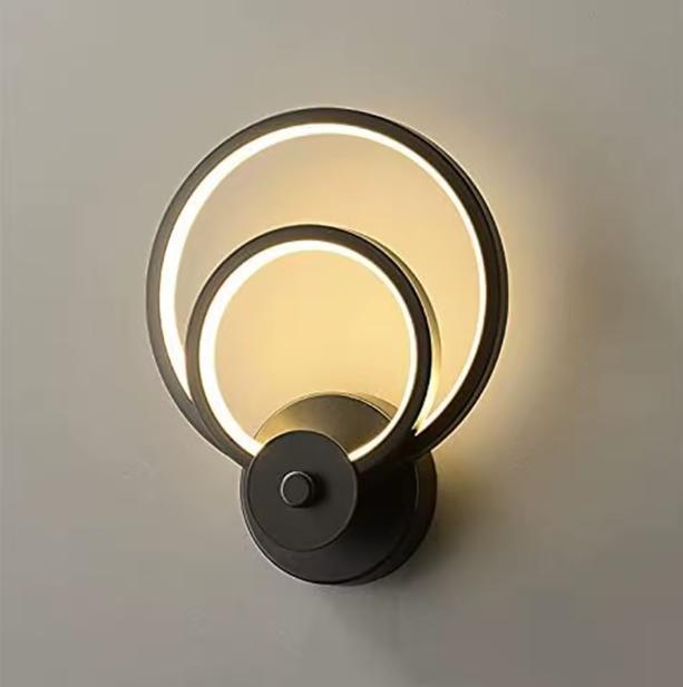 Moderne LED Wandlamp – 20W Warm Licht 3000K Zwart Wandspot, Huis en Inrichting, Lampen | Spots, Nieuw, Verzenden
