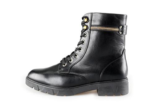 s. Oliver Veterboots in maat 39 Zwart | 10% extra korting, Kleding | Dames, Schoenen, Zwart, Zo goed als nieuw, Overige typen