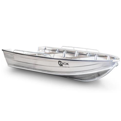 Aluminiumboot , Visboot | EMOK -V380 uit vooraad leverbaar, Watersport en Boten, Vis- en Consoleboten, Buitenboordmotor, 10 tot 30 pk