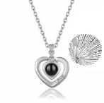 Fako Bijoux® - Ketting Hartje - I Love You In 100 Talen - Ik, Verzenden, Nieuw