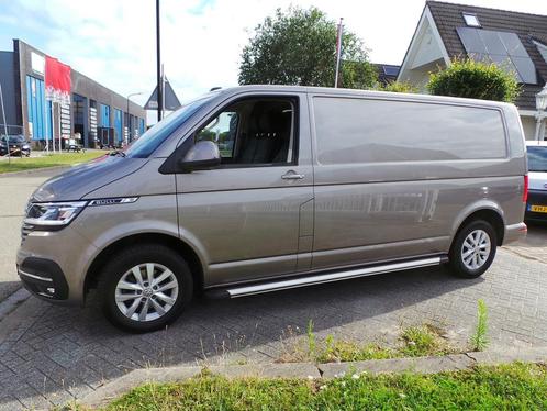 Volkswagen Transporter 2.0 TDI 150pk L2 Aut. Bulli, Auto's, Bestelauto's, Onderhoudsboekje, Lease, Zwart, Automaat, Bruin, Financial lease