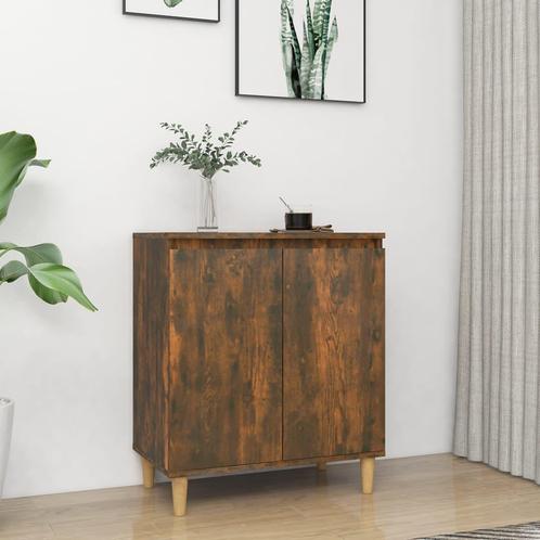 vidaXL Dressoir 60x35x70 cm bewerkt hout gerookt, Huis en Inrichting, Kasten | Dressoirs, 25 tot 50 cm, Nieuw, 50 tot 100 cm, Overige houtsoorten