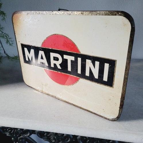 Martini Reclamebord, 1960 - Reclamebord - Glacoïde, Antiek en Kunst, Antiek | Wandborden en Tegels