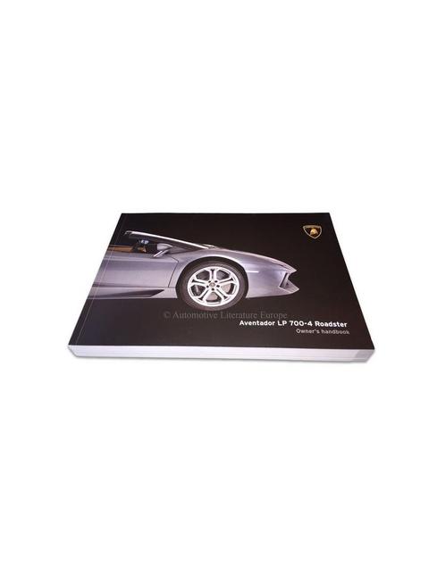2014 LAMBORGHINI AVENTADOR LP 700-4 ROADSTER, Auto diversen, Handleidingen en Instructieboekjes