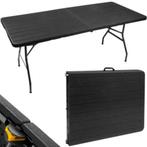 Gardlov Opvouwbare Tuintafel 180 cm - Zwart - HDPE Tafelb..., Tuin en Terras, Tuinmeubel-accessoires, Ophalen of Verzenden, Nieuw