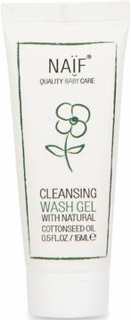 NAIF BABY CLEANSING BABY WASH GEL TUBE 15 ML, Verzenden, Nieuw