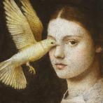 Michal Lukasiewicz - Yellow bird, Antiek en Kunst