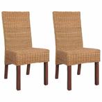 Natuurlijke stoel rattan | retourdeal 30% korting, Twee, Blauw, Nieuw, Riet of Rotan