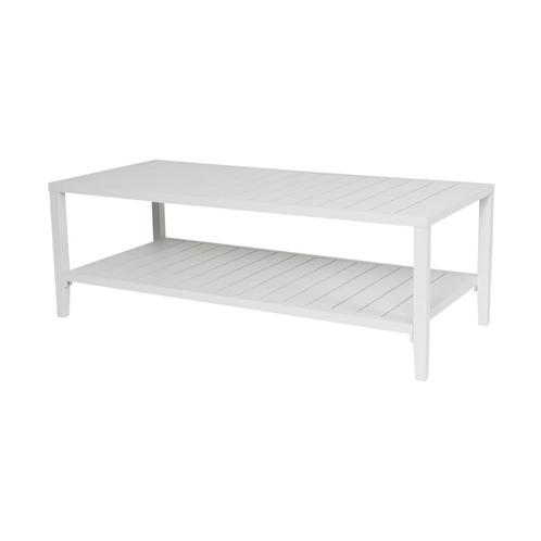 *WOONWINKEL* Brafab Chelles Salontafel Buiten Wit, Tuin en Terras, Tuinsets en Loungesets, Nieuw, Verzenden