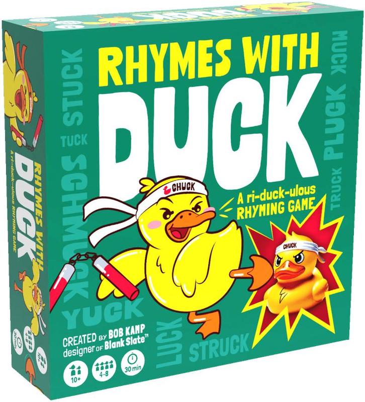 Rhymes with Duck - Party Game | Gray Matters Games -, Hobby en Vrije tijd, Gezelschapsspellen | Bordspellen, Nieuw, Verzenden