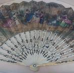 Handwaaier - bone - Antique hand fan, Antiek en Kunst