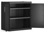 Keter Detroit XL lage Kast - 2 planken - 89x54x93cm - Zwart, Huis en Inrichting, Verzenden, Zo goed als nieuw