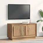 vidaXL TV-kast artisanaal eikenkleurig 80 x 35 x 45 cm, Huis en Inrichting, Kasten | Televisiemeubels, Minder dan 50 cm, Verzenden