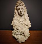 sculptuur, Madonna con Bambino. - 75 cm - Steen (mineraal), Antiek en Kunst