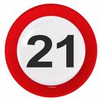 Borden 21 Jaar Verkeersbord 23cm 8st, Verzenden, Nieuw