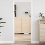vidaXL Draaideuren louvredesign 1-paar 80x80 cm massief, Verzenden, Nieuw