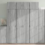 vidaXL Opbergkast 70x42,5x225 cm bewerkt hout grijs sonoma, Huis en Inrichting, Kasten | Buffetkasten, Minder dan 50 cm, Nieuw