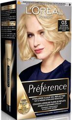L'OREAL PREFERENCE 03 GLASGOW ZEER LICHT ASBLOND HAARVERF .., Sieraden, Tassen en Uiterlijk, Uiterlijk | Haarverzorging, Verzenden