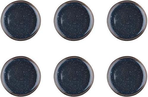 Tweedekans | bord IRIS Ø21,5cm - 6 stuks - Nachtblauw, Huis en Inrichting, Keuken | Servies, Zo goed als nieuw, Ophalen of Verzenden