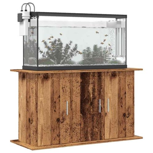 vidaXL Aquariumstandaard 101x41x58 cm bewerkt hout oud, Dieren en Toebehoren, Overige Dieren-accessoires, Nieuw, Verzenden