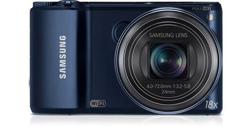 Samsung WB250F Digitale Compact Camera - Blauw, Audio, Tv en Foto, Fotocamera's Digitaal, Zo goed als nieuw, Verzenden