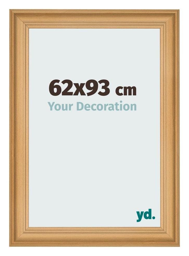 Fotolijst 62x93 cm - Dennen Houtnerf - MDF - Lazio, Huis en Inrichting, Woonaccessoires | Lijsten, Nieuw, Verzenden