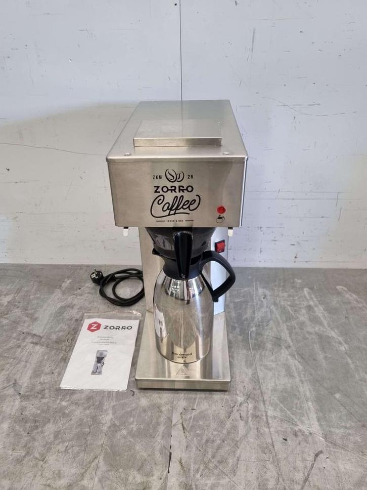 RVS Zorro Koffiemachine Koffieautomaat 230V Horeca, Zakelijke goederen, Horeca | Keukenapparatuur, Nieuw zonder verpakking, Ophalen of Verzenden