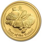 Gouden Lunar II - 1/4 oz 2011 Year of the Rabbit, Verzenden, Losse munt, Goud