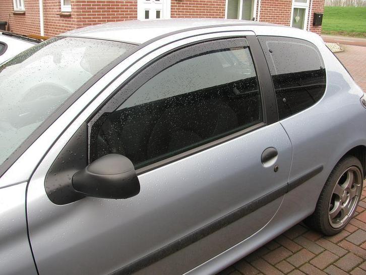 Zijwindschermen donker pasvorm tbv peugeot oa 107 206 boxer, Auto-onderdelen, Ruiten en Toebehoren, Nieuw, 12 maanden garantie