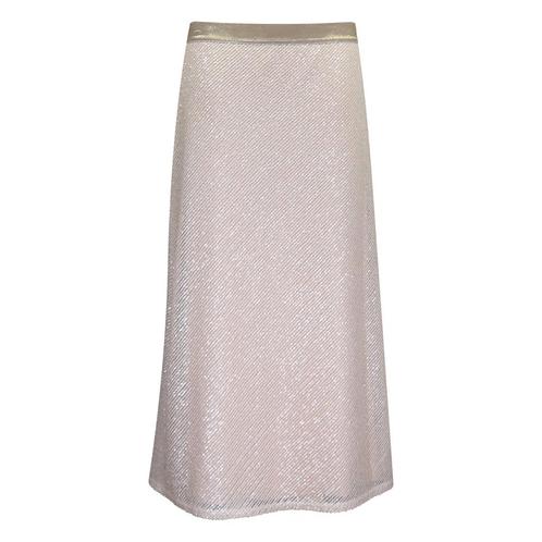 Louis and Mia • beige midi rok • 42, Kleding | Dames, Rokken, Beige, Nieuw, Maat 42/44 (L), Verzenden
