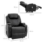 TRUUSK Massagestoel, Elektrische Relaxstoel, Tv-stoel, Massa, Verzenden, Nieuw