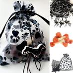 Folie ballon letter set Dog Party goud en Cute Animal Face, Verzenden, Nieuw