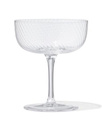 HEMA Coupe Bergen glas twist reliëf beschikbaar voor biedingen