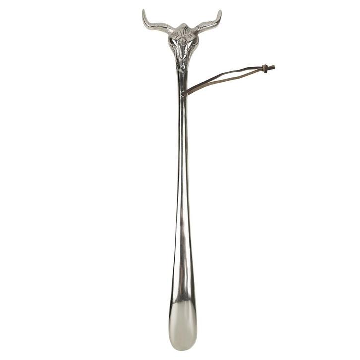 schoenlepel schedel stier 55cm, Huis en Inrichting, Woonaccessoires | Overige, Verzenden