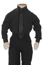 Kinderoverhemd lange mouw zwart-122/128 NIEUW, Kinderen en Baby's, Kinderkleding | Maat 128, Ophalen of Verzenden, Nieuw, S.Y.W