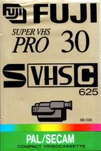 Fuji SE-C30 Super Super VHS-C 30 Compact Videocassette (Nieu, Verzenden, Nieuw