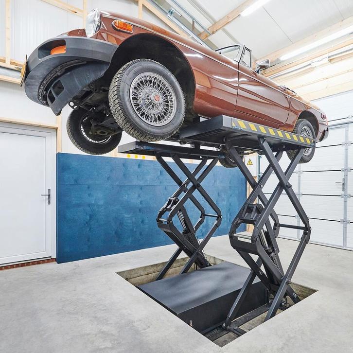 Datona Auto schaarhefbrug - 400V - Datona - Zwart, Auto diversen, Auto-accessoires, Nieuw, Ophalen of Verzenden