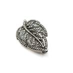 Zilver, 925 sterling zilver en marcasiet - Broche - Art Deco