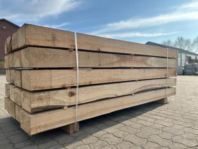 Blanke Eiken bielzen, Tuin en Terras, Bielzen en Borders, Nieuw, Hout, Biels