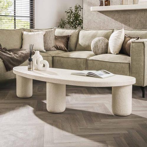 *WOONWINKEL* Salontafel XL Kiezel Driehoek, Huis en Inrichting, Tafels | Salontafels, Nieuw, Verzenden
