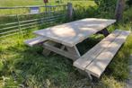Rockwood® Picknicktafel Oud Baddinghout 2.40m (5cm dikte), Ophalen of Verzenden, Nieuw, Rechthoekig, Hout