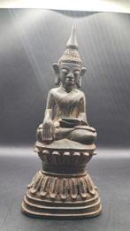 Rare Large Antique Bronze Buddha – Lanna Style,