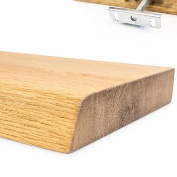 Eiken Wandplank I Zwevende Plank I Inclusief bevestiging!