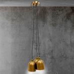 Limineo Hanglamp Goud - 3 kappen - 100 cm, Huis en Inrichting, Lampen | Hanglampen, Nieuw, Kunststof, Verzenden