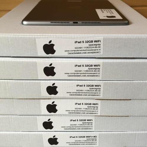 Voordeelbundel Apple iPad 5 32GB zwart Wifi (4G) + garantie, Computers en Software, Apple iPads, Nieuw, Verzenden
