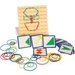 Geoboard Houten Puzzel Vormen Maken Met Elastiekjes -, Kinderen en Baby's, Speelgoed | Educatief en Creatief, Ophalen of Verzenden