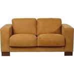 Leren bank Clear - 2 zits - Kenia Cognac (cognac) - Poten, Huis en Inrichting, Banken | Bankstellen, Bohemian, Eigentijds, Modern, Retro, Vintage