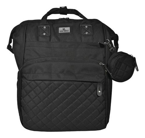 Lorelli Danny Black Rugzak/Luiertas 1004032-0002, Kinderen en Baby's, Luiertassen, Nieuw, Verzenden